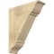 Ekena Millwork Traditional Traditional Rough Sawn Bracket, Douglas Fir, 6"W x 20"D x 24"H BKT06X20X24TRA01RDF - alternate 1